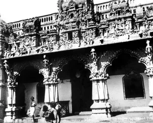 Templo, Singapur, 1900