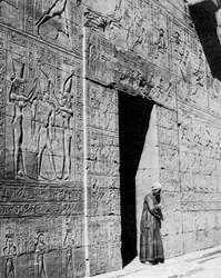 Templo de Horus, Edfu, Egipto, 1935