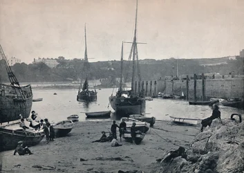Tenby - En el puerto, 1895