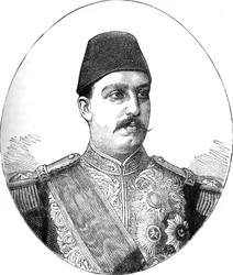 Tewfik, Jedive de Egipto, c1882