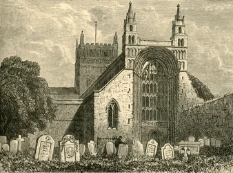 Abadía de Tewkesbury, 1898