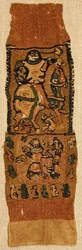Fragmento textil, bizantino, siglos VI-VIII