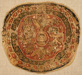 Fragmento textil, Bizantino, siglo VIII-IX