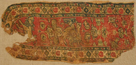 Fragmento textil, Bizantino, siglos VIII-IX