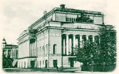 El Teatro Alexandrinsky, San Petersburgo, Rusia, 1890s