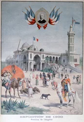El pabellón argelino en la Exposición Universal de 1900, París, 1900