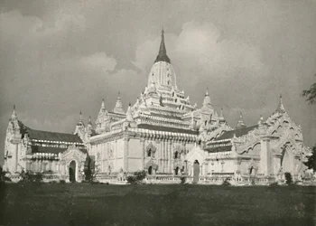 La pagoda Anauda, Pagau, 1900