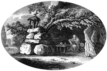 Los antiguos ermitaños, siglo XIX