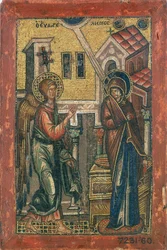 La Anunciación, principios del siglo XIV
