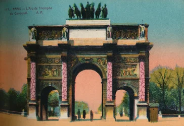 El Arco de Triunfo del Carrusel, París, c1920