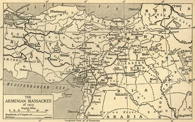 Las Masacres Armenias de 1915, Primera Guerra Mundial, c1920