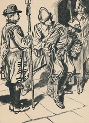 El arresto de Guy Fawkes, c1907