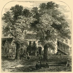 Las salas de asamblea, Kentish Town, 1750, c1856