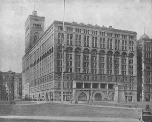 El auditorio, Chicago, Illinois, EE.UU., c1900