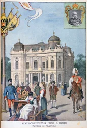 El pabellón austríaco en la Exposición Universal de 1900, París, 1900