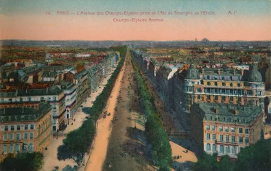 La Avenida de los Campos Elíseos, París, c1920