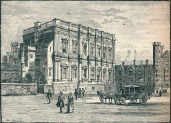 La Casa de Banquetes, Whitehall, Londres, siglo XVII, 1905