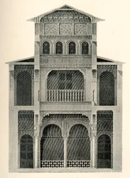 Los baños, Sala de reposo, 1907