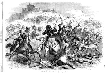La batalla de Bannockburn, 24 de junio de 1314