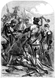 La batalla de Poitiers, 19 de septiembre de 1356