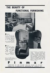 La belleza del mobiliario funcional - Finmar, 1939