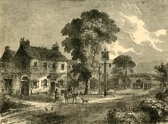 La Posada Bell, Kilburn, 1750, c1876