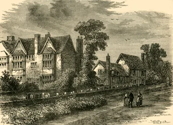 La Casa Blanca y Negra, 1800, c.1876