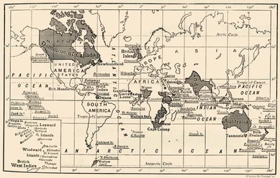 El Imperio Británico, 1897
