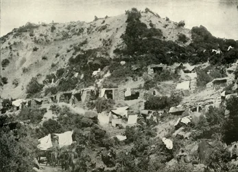 Las tropas británicas en la península de Gallipoli, 1919