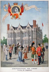 El pabellón británico en la Exposición Universal de 1900, París, 1900