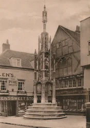 The Buttercross, Winchester, Hampshire, principios del siglo XX