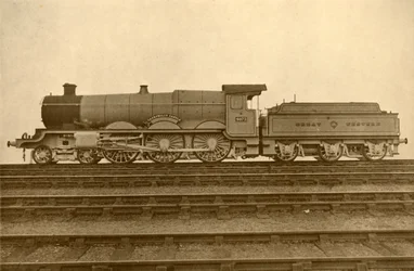 El Castillo de Caerphilly 4-6-0, Gran Ferrocarril del Oeste, 1930