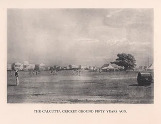 El Campo de Cricket de Calcuta, India