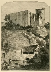 El Castillo de Falaise y la Fuente de Arlette, 1890