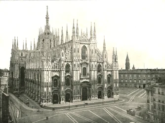 La Catedral, Milán, Italia, 1895
