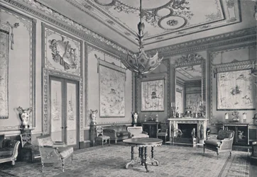 La Sala Central, Palacio de Buckingham, Esquina Noroeste, 1939