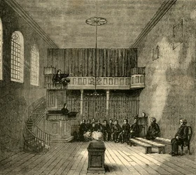 La Capilla en Newgate, c1872