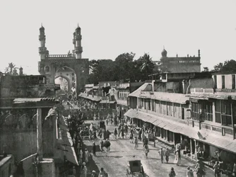El Char Minar, Hyderabad, India, 1895