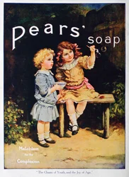 El encanto de la juventud y la alegría de la edad, anuncio de jabón Pears, 1916