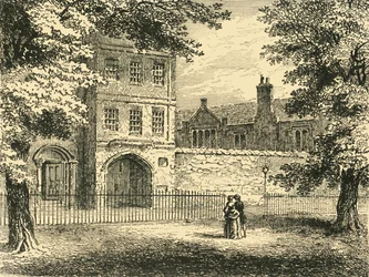 La Charterhouse, desde la Plaza, c1872