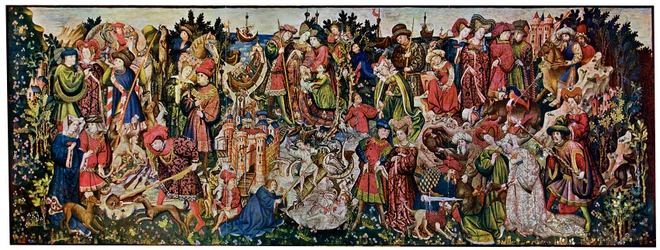 Tapices de caza de Chatsworth, primero de la serie, 1930