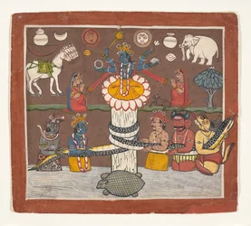 El batido del océano de leche, ca. 1780-90