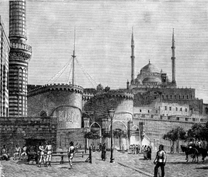La Ciudadela, El Cairo, Egipto, 1900