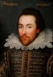 El Retrato Cobbe de William Shakespeare 1564-1616, c. 1610