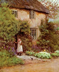 La puerta de la cabaña, 1899