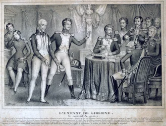 El consejo de guerra, 1818, siglo XIX