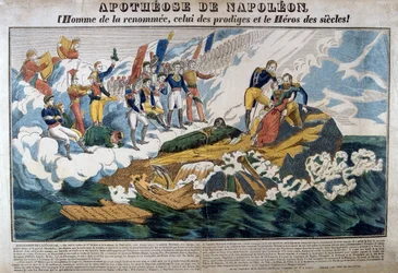 La gloria coronada de Napoleón, siglo XIX