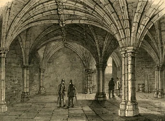 La cripta del Guildhall, 1897