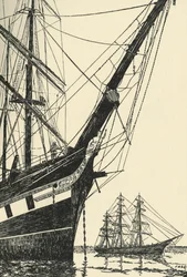 El Cutty Sark en el Puerto de Falmouth