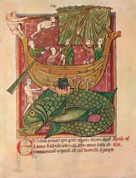 Los peligros del mar MS. Harl. 4751, siglo XIII, 1902